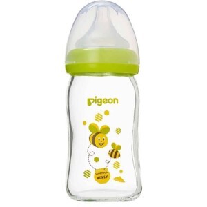 Bình sữa thuỷ tinh Pigeon Plus Con Ong 160ml