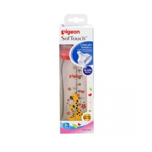 Bình sữa thuỷ tinh Pigeon Plus Con Hươu 240ml