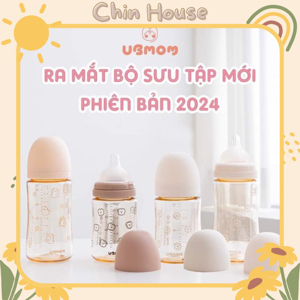 Bình sữa UBMOM PPSU cổ rộng (200ml)