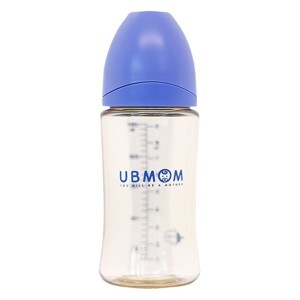 Bình sữa UBMOM PPSU cổ rộng 260ml