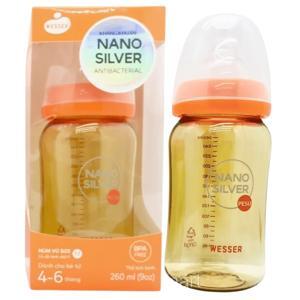 Bình sữa Wesser Pesu 260ml