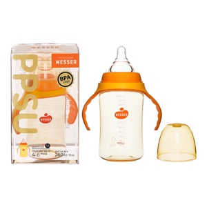 Bình sữa Wesser PPSU 260ml (4M+)