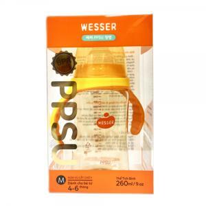 Bình sữa Wesser PPSU 260ml (4M+)