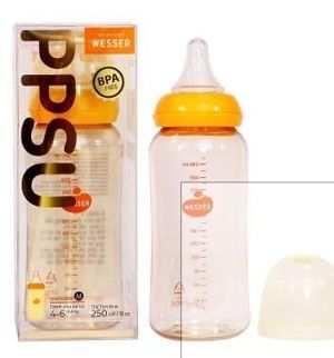 Bình sữa Wesser PPSU cổ hẹp 250ml