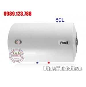 Bình nóng lạnh gián tiếp Ferroli Aqua store E - 80 lít, ngang