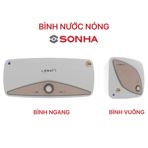 Bình nóng lạnh Sơn Hà SWAT Vuông 30L