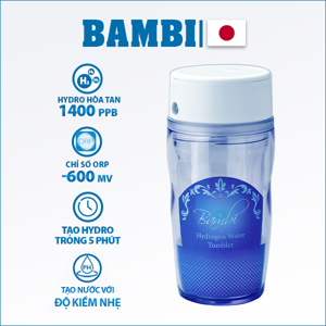 Bình tạo nước Hydro cầm tay Bambi