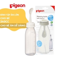 Bình tập ăn Pigeon 240ml