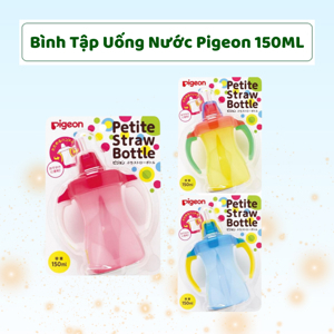 Bình tập uống có ống hút Pigeon 150ml