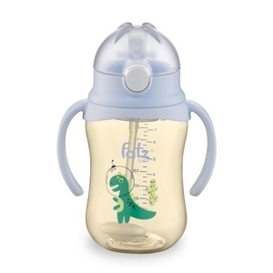 Bình tập uống FatzBaby tritan 360 độ có ống hút 250ML FB0250N actbonus