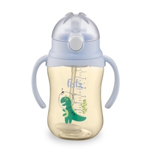 Bình tập uống FatzBaby tritan 360 độ có ống hút 250ML FB0250N actbonus