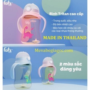 Bình tập uống FatzBaby tritan 360 độ có ống hút 250ML FB0250N actbonus