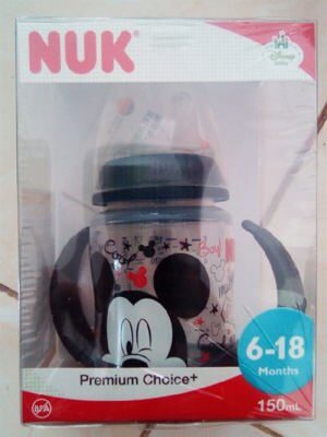 Bình tập uống Nuk PP Mickey NU12926 - 150ml