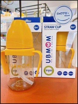 Bình tập uống UBMOM PPSU 200ml (Trên 6 tháng)