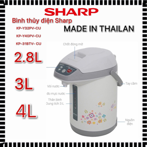 Bình thủy điện Sharp KPY40PV (KP-Y40PV) - 4 lít, 700W