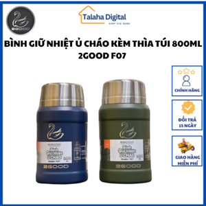 BÌNH Ủ cháo inox 2good 800ml Tiện dụng