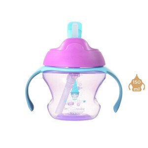 Bình uống nước có ống hút cho bé Tommee Tippee First Straw - 150ml, từ 9 tháng