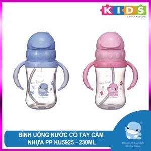 Bình uống nước có tay cầm Kuku KU5925 - 230ml