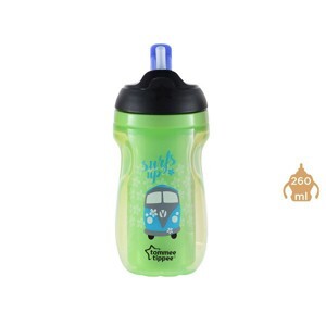 Bình uống nước giữ nhiệt có ống hút cho bé Tommee Tippee Insulated - 260ml, từ 12 tháng