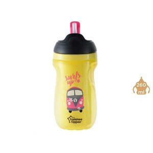 Bình uống nước giữ nhiệt có ống hút cho bé Tommee Tippee Insulated - 260ml, từ 12 tháng