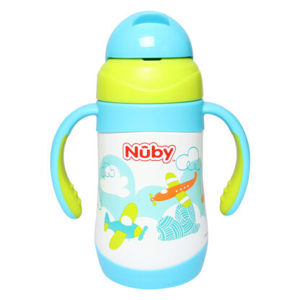 Bình uống nước giữ nhiệt Nuby ống hút 360 độ 280ml