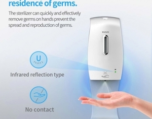 Bình xà phòng rửa tay cảm ứng tự động SVAVO PL-151047