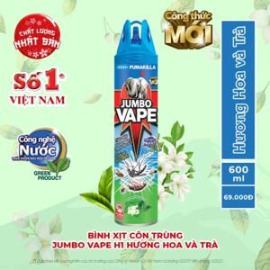 Bình xịt đuổi muỗi Jumbo Vape - 600 ml