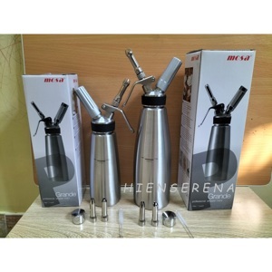 Bình xịt kem tươi Mosa Inox 0,5l