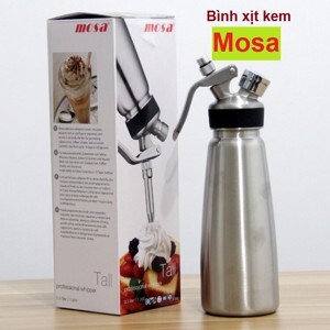 Bình xịt kem tươi Mosa Inox 1l