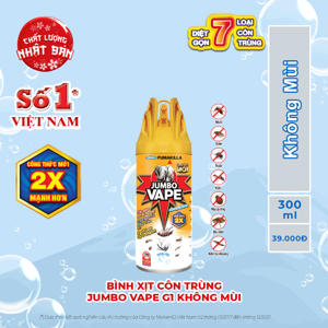 Bình xịt muỗi Jumbo Vape dạng chai 300ml