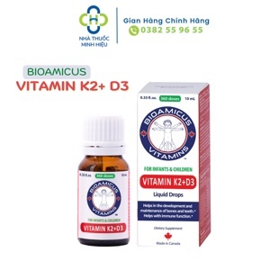 Bioamicus Vitamin K2+D3 – tăng khả năng hấp thụ canxi