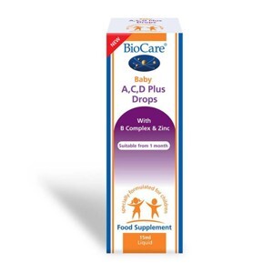 Biocare Baby Bổ Sung Vitamin A, C, D Dạng Giọt Cho Bé, 15ml ( Cho bé từ sơ sinh trở lên)