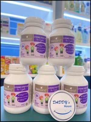 Bioisland Lysine tăng chiều cao cho bé - 60 viên