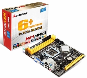Main Biostar H81MHV3 (Chipset Intel H81/ Socket LGA1150/ VGA onboard)