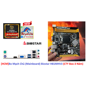 Main Biostar H81MHV3 (Chipset Intel H81/ Socket LGA1150/ VGA onboard)