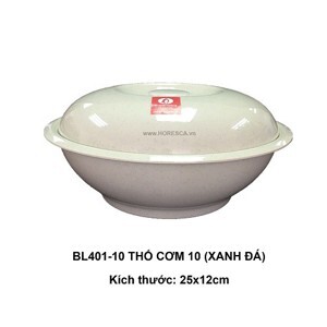 BL401-10 - Thố cơm ( có nắp) (Stone color + C)