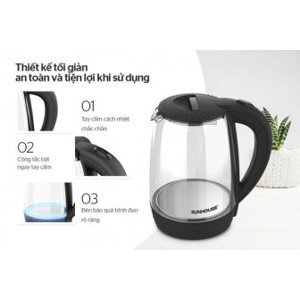 Bình - Ấm đun nước siêu tốc Blacker BEK-1.7L - 2200W