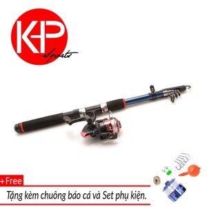 Bộ 1 cần câu và 1 máy KHP 3M Black