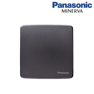 Bộ công tắc đơn 2 chiều Minerva màu xám ánh kim Panasonic WMT502MYH-VN