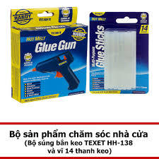 Bộ 1 Súng Bắn Keo TEXET HH-138 Và 14 Thanh Keo