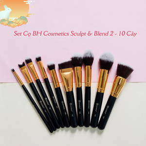 Bộ 10 Cọ BH Cosmetics Sculpt And Blend 2 – 10 Piece Brush Set