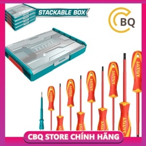 Bộ 10 công cụ cầm tay cách điện Total THKTV02S101