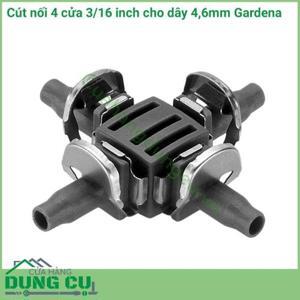 Bộ 10 cút nối 4 cửa 3/16 Gardena 08334-20