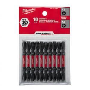 Bộ 10 mũi đầu vặn vít ngắn(PH3-65mm) Milwaukee 48-32-4362