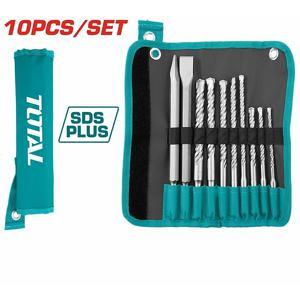 Bộ 10 mũi khoan gài và mũi đục TACSD19101