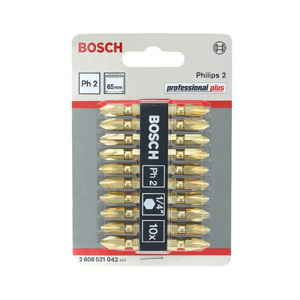 Bộ 10 mũi vặn vít Bosch 2608521042