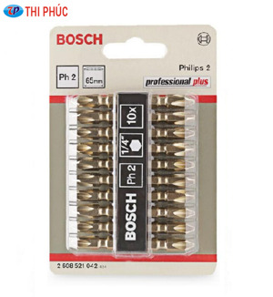 Bộ 10 mũi vặn vít Bosch 2608521042