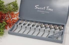 Bộ 10 thìa dĩa Inox Sweet Time