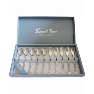 Bộ 10 thìa dĩa Inox Sweet Time