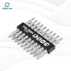 Bộ 10 tua vít 2 đầu cộng & trừ Tolsen 20361